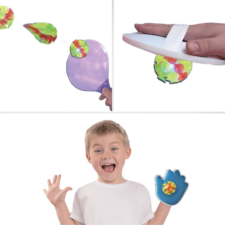 Minge Ventuza cu Lumini, Multicolor, 5.5 cm, Plastic