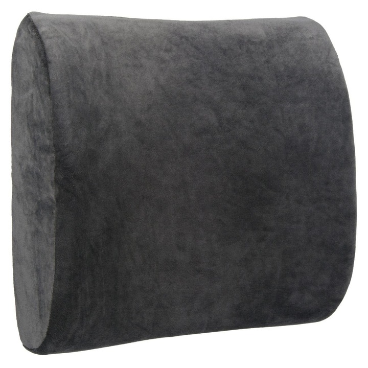 Perna Anatomica Spate, Spuma, Gri, 32x30x10cm, MYONNA IT & E- COMMERCE ®