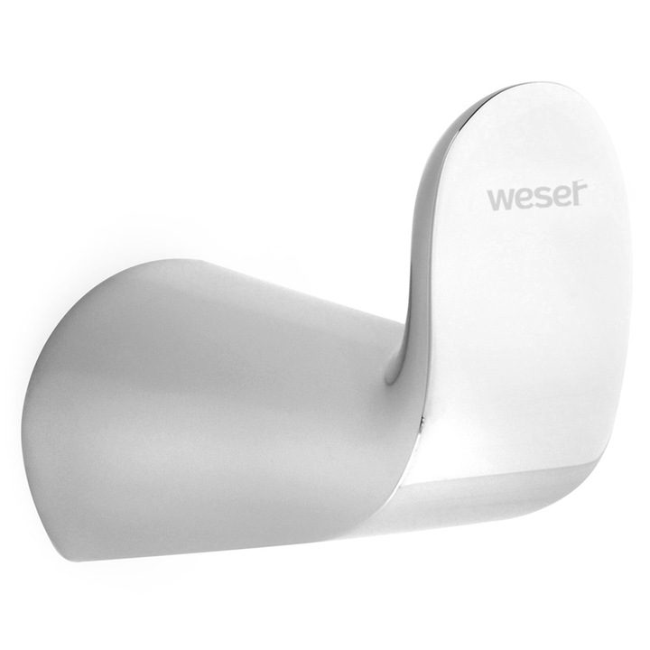 Carlig perete, Maison Mex EVA, L.3.5 l.7 H.6 cm, cromat