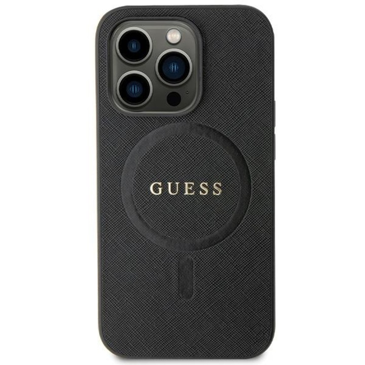 Guess tok Iphone 11 Black Hc Pu Saffiano telefonhoz