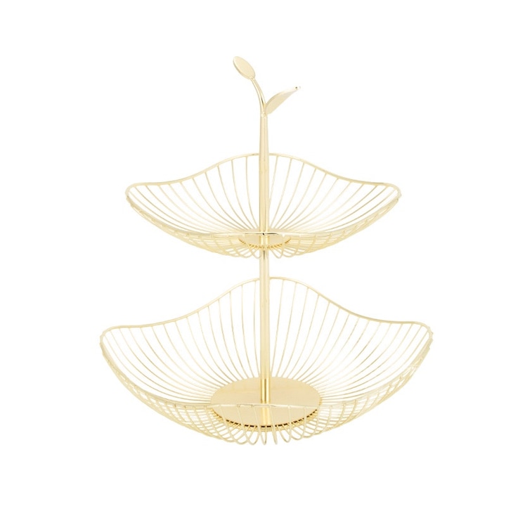 Плодно дръвче на две нива златисто 370 х 330 мм