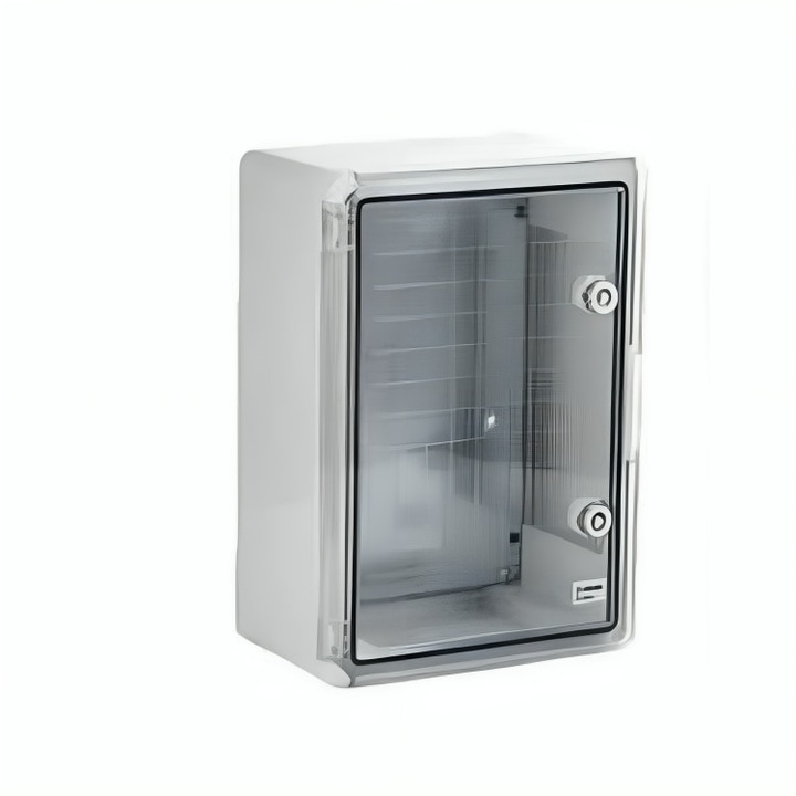 Dulap pentru exterior, tablou electric, ABS, 500x700x250 mm, cu usa transparenta si contrapanou metalic