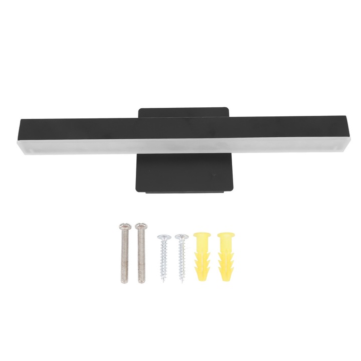 Jormftte LED tükörlámpa, 6000K, 40x12cm, fém és akril anyag