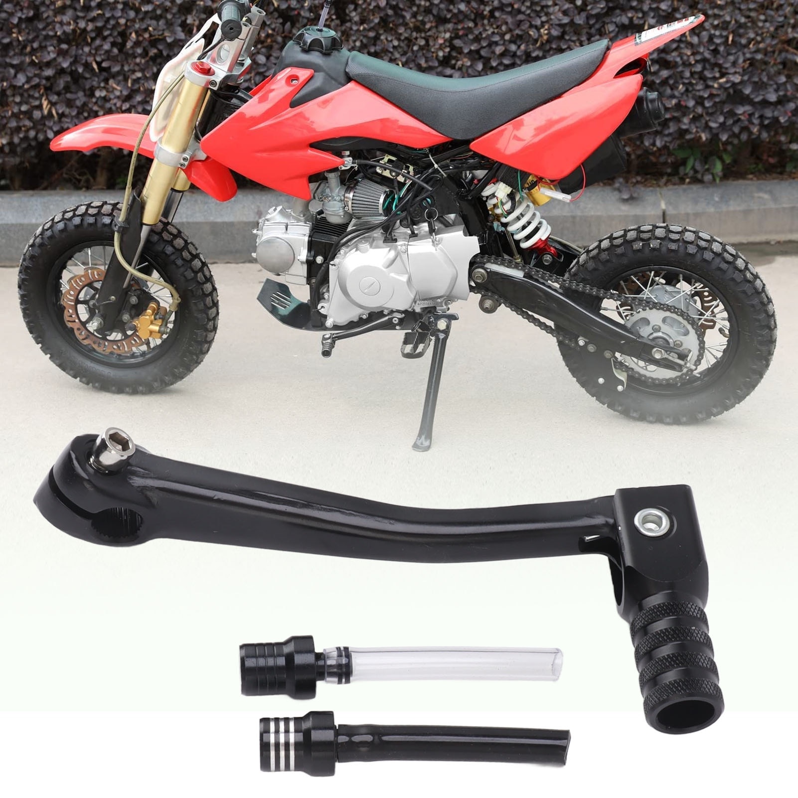 Schimbator de viteze pliabil moto, Mmgoqqt, aluminiu CNC, 152mm