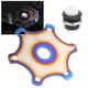 Buton claxon volan, Mmgoqqt, ABS + metal, pentru volan de curse cu 6 suruburi