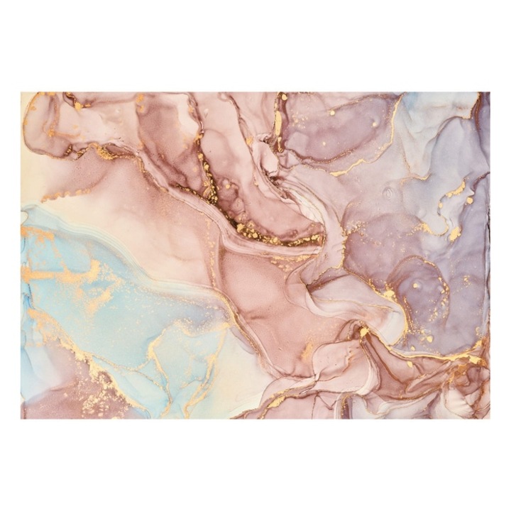 Papír tapéta, Pink Marble, márvány mintás, 368 x 254 cm