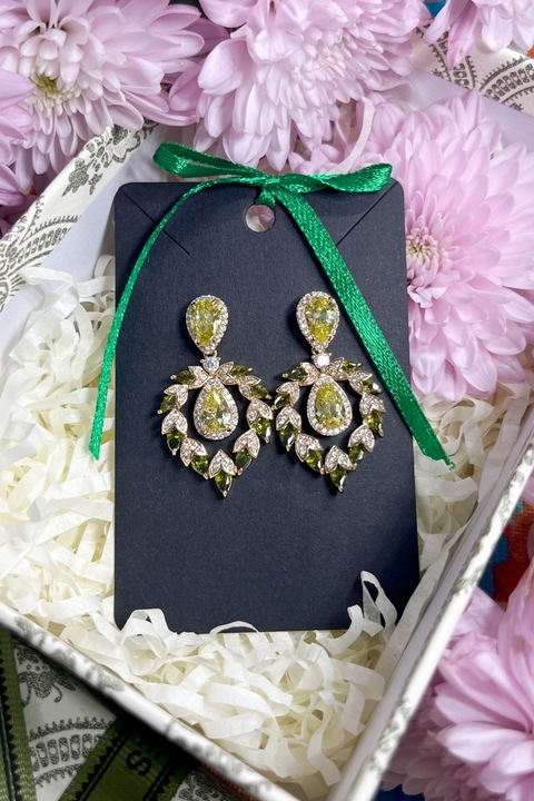 Seria de vise colorate，Cercei cu picatura de zircon galben、 ace din argint 925, cadouri pentru femei/Cercei Argint 925,4cm