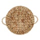 Platou Decorativ Rotund, Ø33x4cm, Jacint de Apa, Manere Lemn Natural
