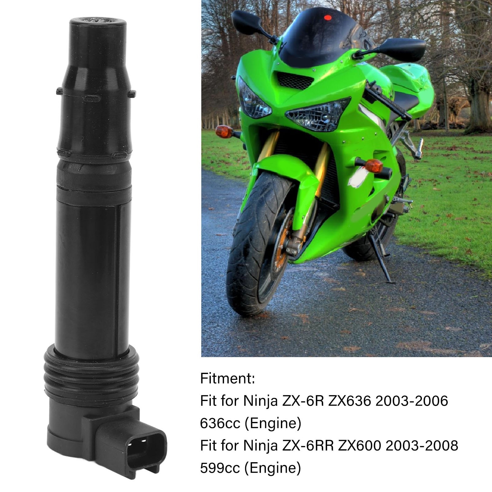 Kawasaki Ninja ZX 6R 599cc 2007 2012 (EDR Performance ZX-6R