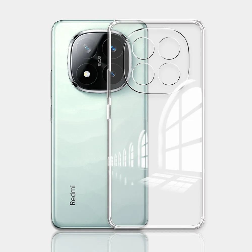 Husa pentru Xiaomi Redmi Note 14 Pro+ Plus Anti-Shock 1.5mm cu protectie lentile transparent