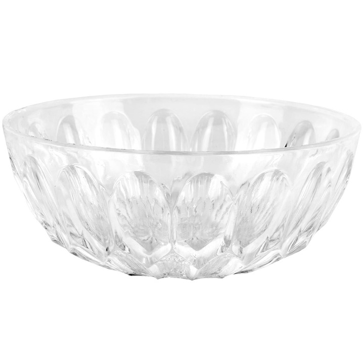 Bol Plastic, 180ml, Transparent, Diametru 11cm, Inaltime 5cm