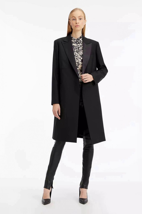 Palton de lana Calvin Klein K20K205117, Negru, 40