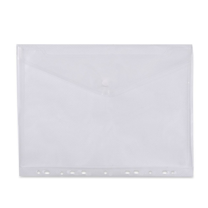 Mapa a4 transparenta cu capsa pentru biblioraft