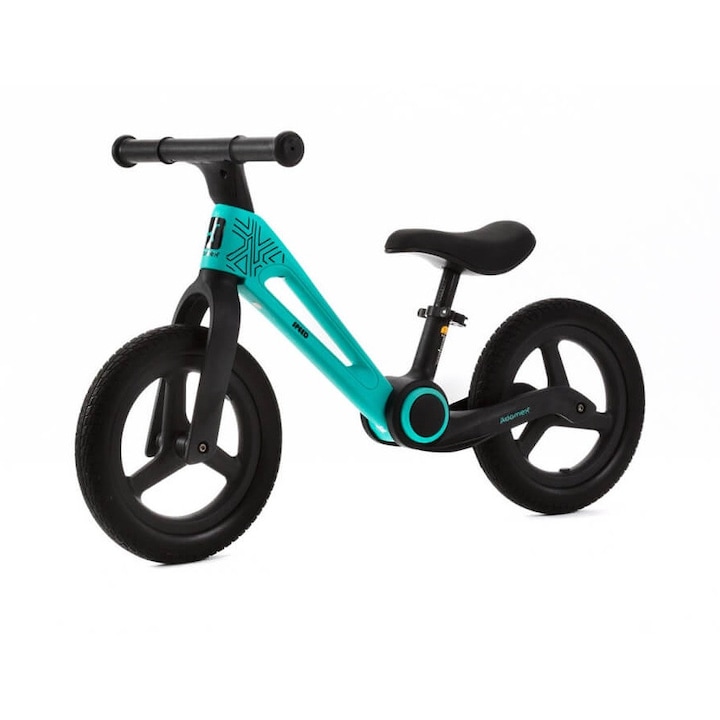 Bicicleta de echilibru pliabila Adamex Speed M8, fara pedale, 2-5 ani, pana la 35 kg, Turquoise