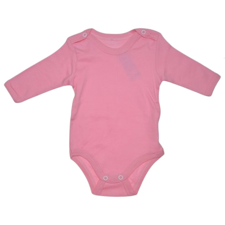 Боди с дълъг ръкав за момиче Mini Junior BDY-MJ21, Розово 113946