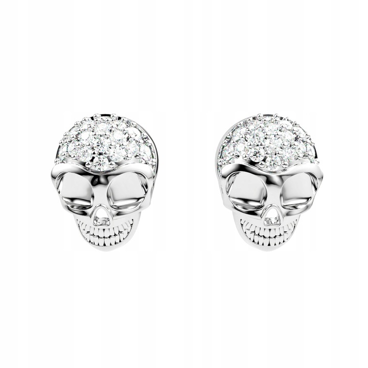 Cercei, Little Angel, J799, Argint, Craniu