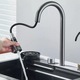 Chiuveta Multifunctionala BisDesign® pentru Bucatarie, Toate Accesoriile Incluse, Dus Extractabil, Tocator ABS, Spalator Pahare, Material Antiaderent, Functie Cascada, Finisaj Gri Grafit, Dimensiune 60x45 cm