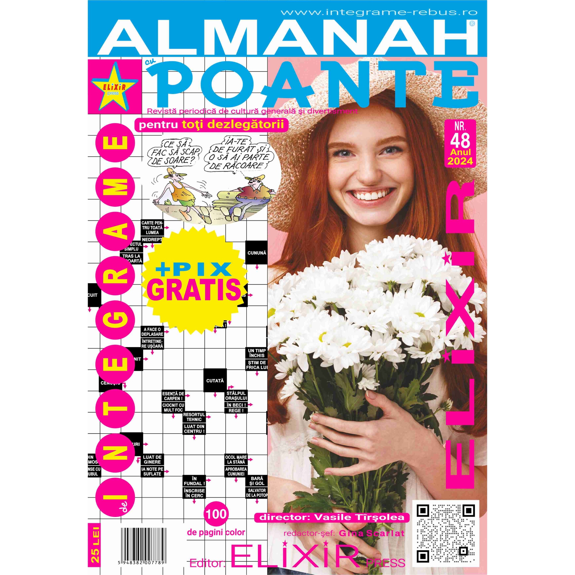 Integrame, Elixir Press, Almanah de integrame cu Poante nr 48, 100 ...