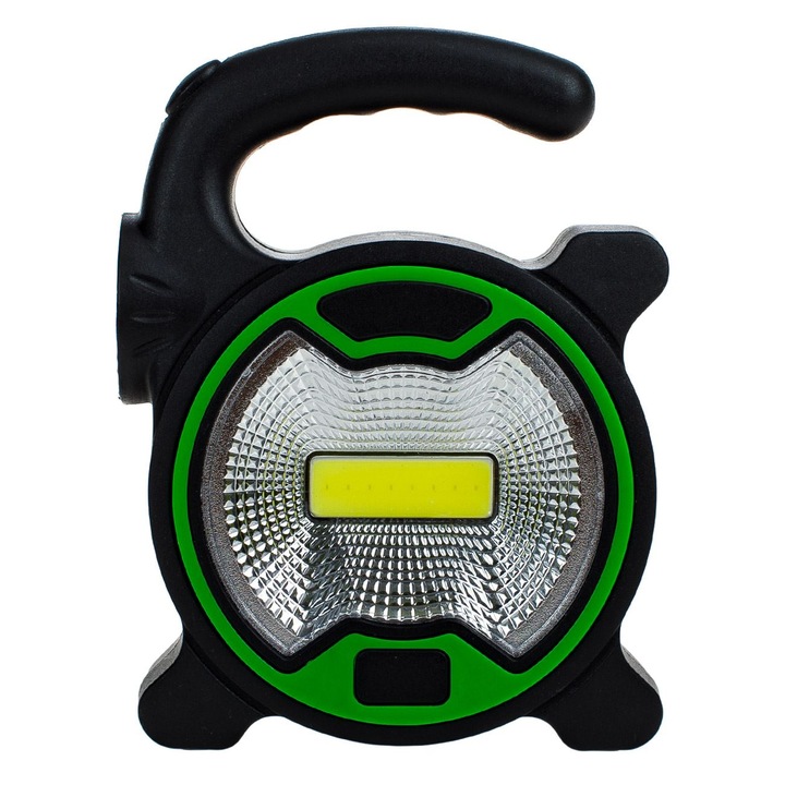 Фенер COB/LED Преносим с дръжка 10x3.5x13.5см