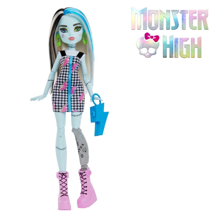 Фигура на кукла, Mattel, Monster High, многоцветна, 11 гъвкави точки, 33 см