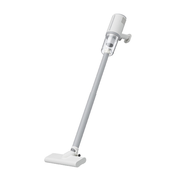 Aspirator vertical, putere 130W, spalare si stergere intr-unul, echipat cu rezervor de apa detasabil, Autonomie 30 min, 9000Pa, cutie de praf 0.8L, filtrare in cinci straturi, convenabil, Alb