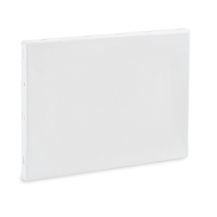 Картина на канава, Модел B5, Размер 18х24 см, Цвят Бял, Дървена рамка