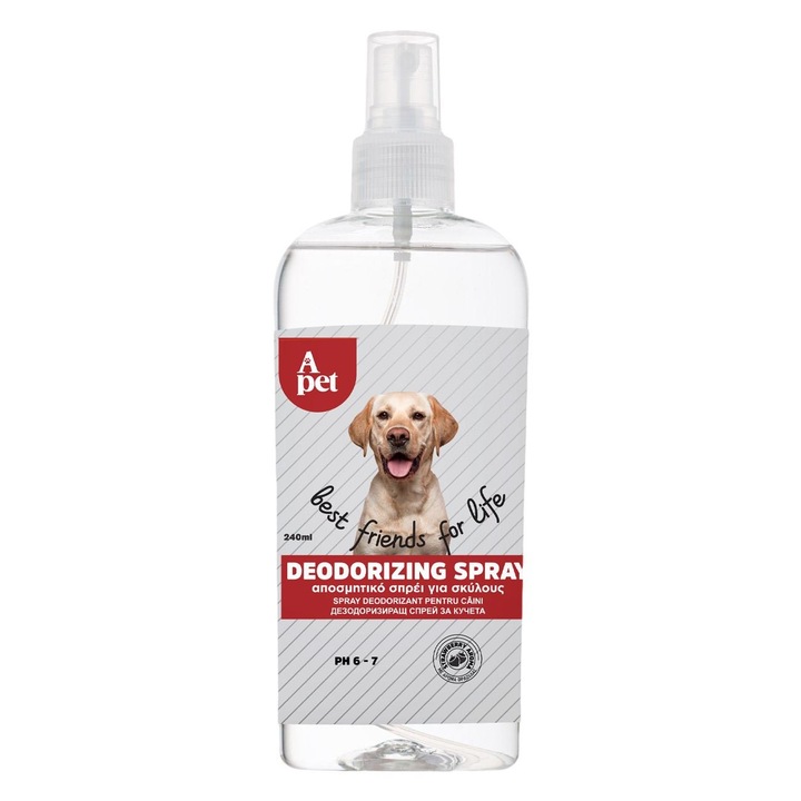 Spray Odorizant, A-pet, Deodorizing Spray, Aroma Capsune, Capacitate 240 ml