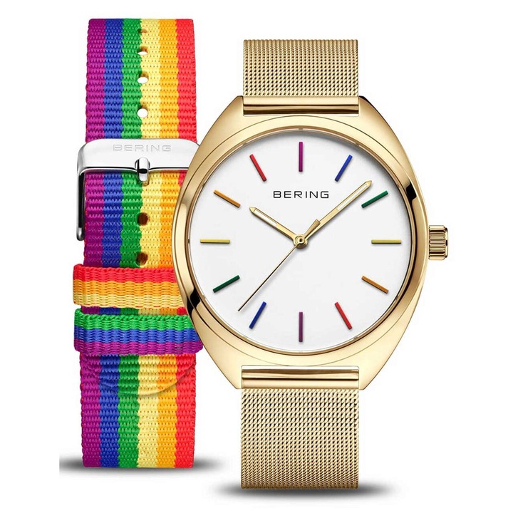 Bering férfi karóra 127220-40-334, kvarc, 40mm, 5ATM