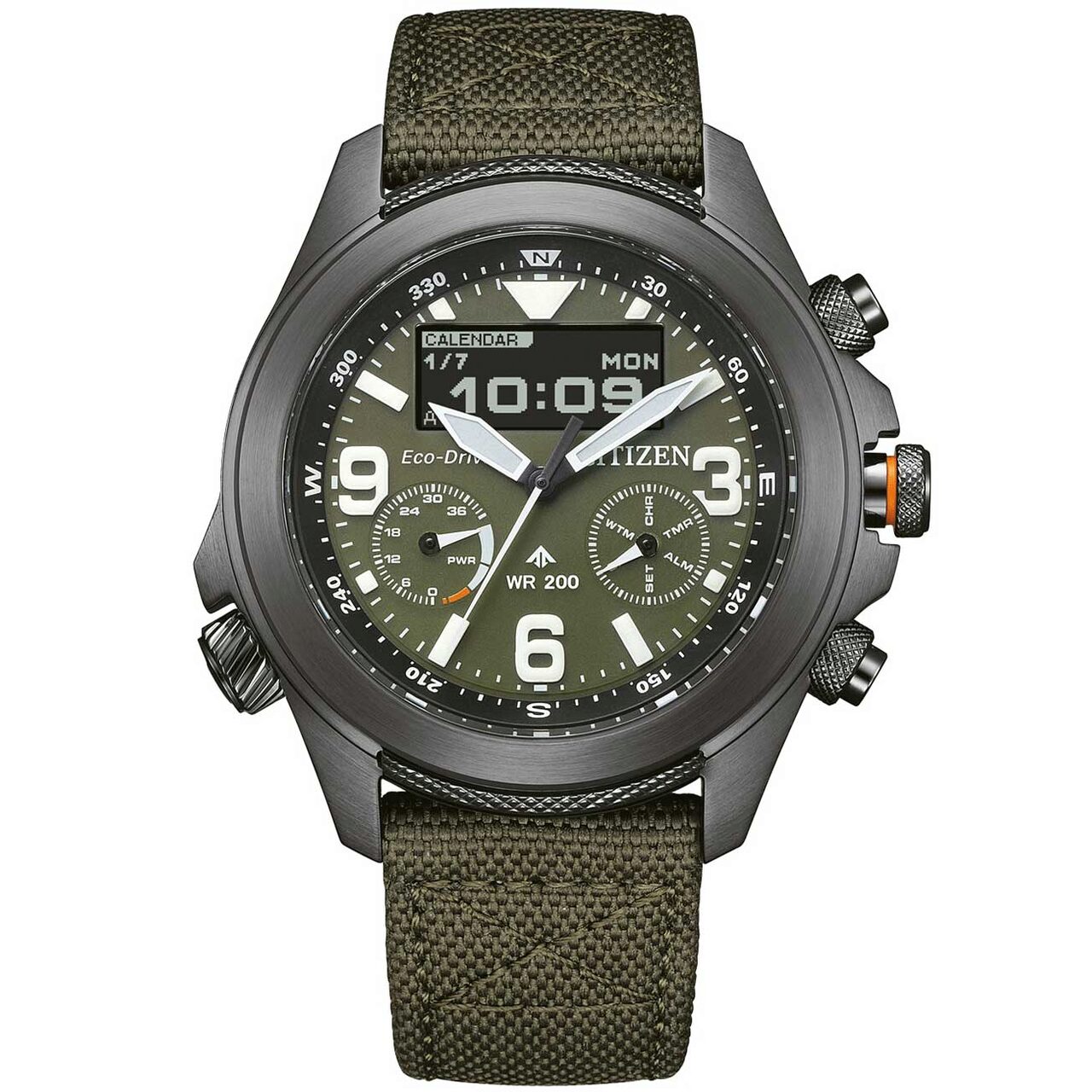 Ceas pentru barbati Citizen, Attesa Satellite Wave, GPS, negru