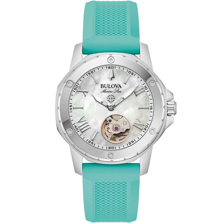 Дамски часовник Bulova 96L325, Автоматичен, 35мм, 10ATM