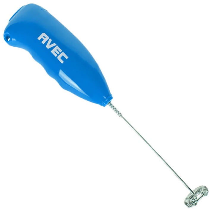 Mixer Frappe Avec, Maner Din Cauciuc, 23 cm, Culoare Bleu