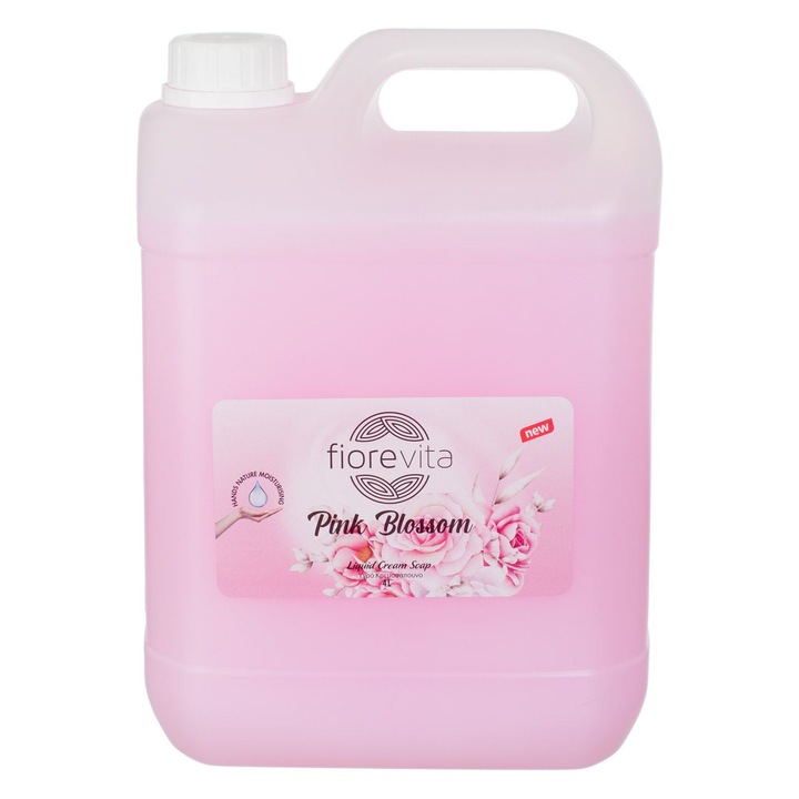 Течен сапун Fiorevita, Розов цвят, Вместимост 4л