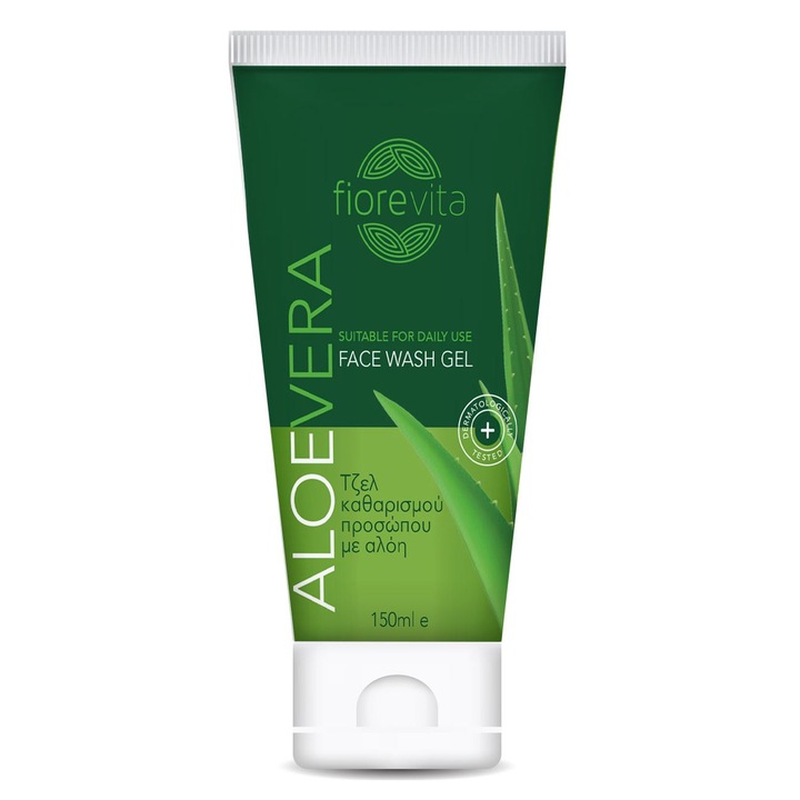 Gel Curatare Fata, Fiorevita, Aloe Vera, Capacitate 150ml, Utilizare Zilnica