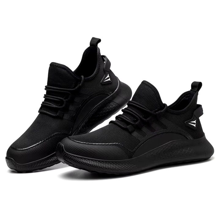 Pantofi de protectie Extravaganza, negru, bombeu metalic, Marimea 42