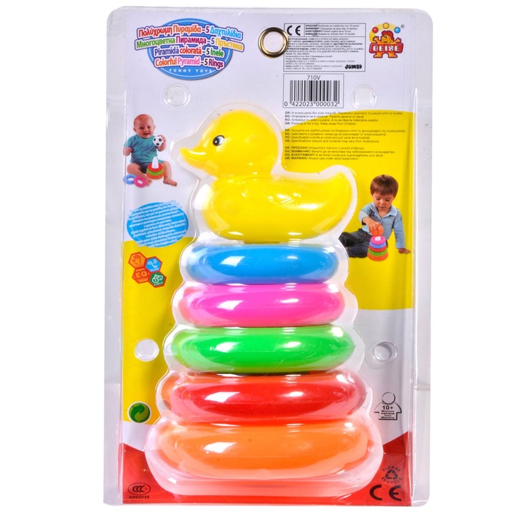 Piramida Ratusca cu 5 Inele colorate