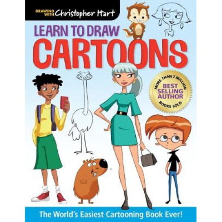 Learn To Draw Cartoons: The World's Easiest Cartooning Book Ever! - Christopher Hart