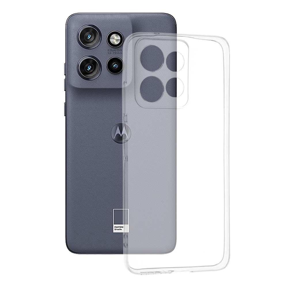 Husa pentru Motorola Edge 50 Neo / Motorola ThinkPhone 25 Daden® Clear Silicone, Protectie Camera, Antisoc, Transparenta