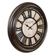 Ceas de perete vintage negru bronz brushed ø50cm