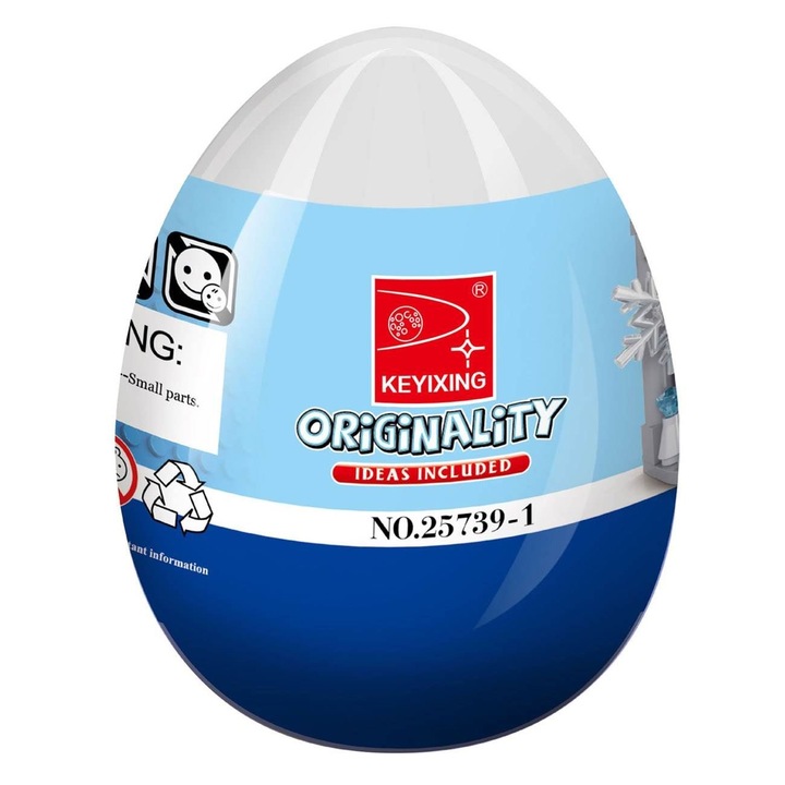 Set Caramizi de Constructie, Keyixing, Originality, 33 Piese, Tematica Zane, Multicolor