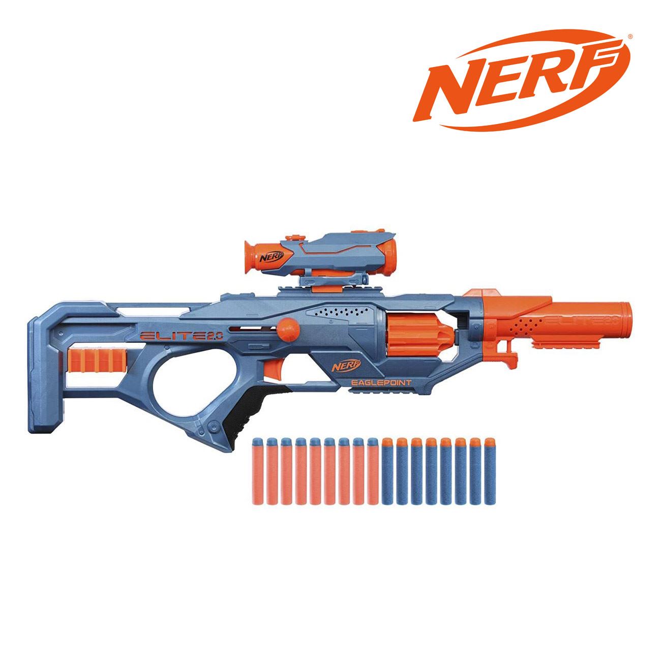 Blaster Nerf, Hasbro, Elite 2.0 Eaglepoint RD-8, Vizor si Butoi