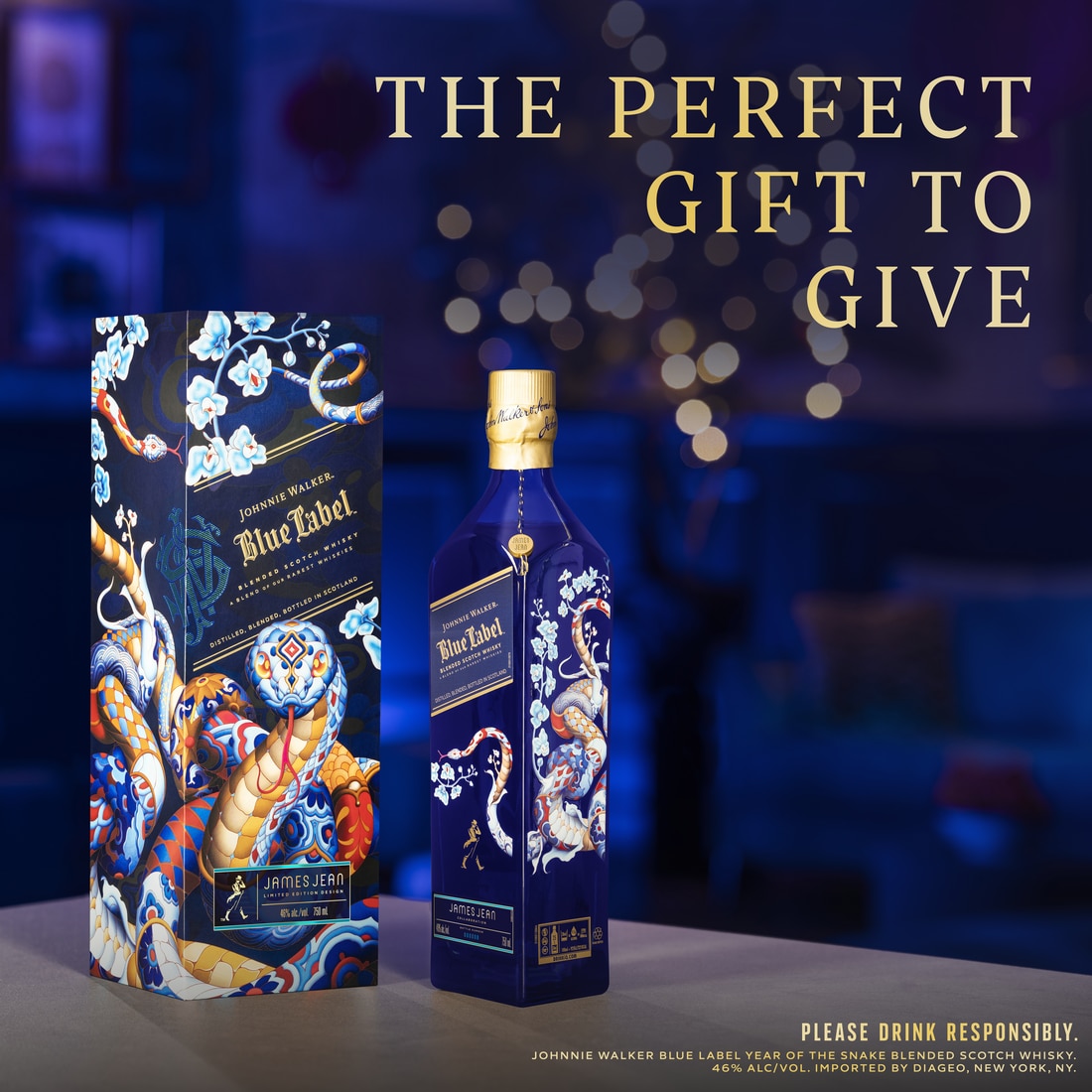 Blue label 2025新品 Whisky Johnnie Blue Label Year of the Snake, Limited Edition 2025