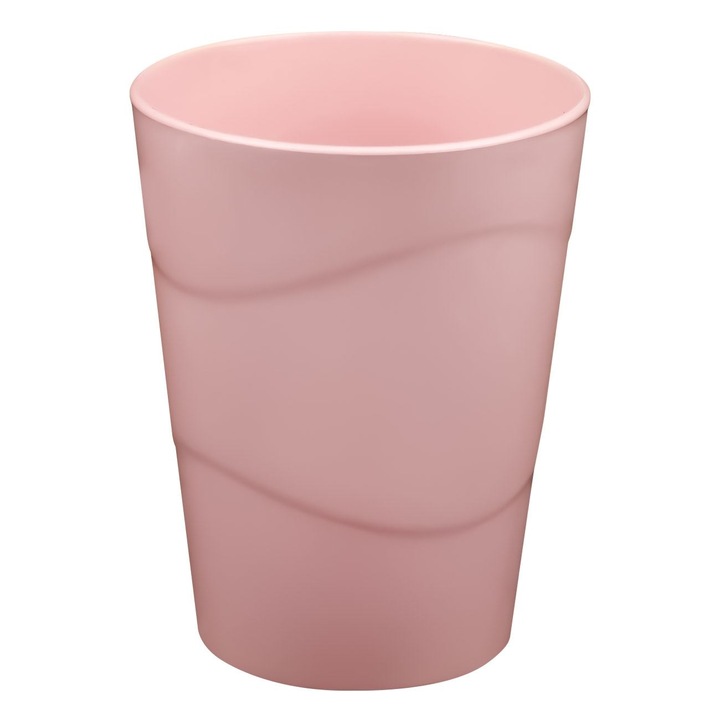 Műanyag pohár, 300 ml, halvány rózsaszín