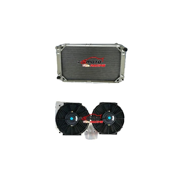 Radiator din aluminiu pentru Nissan GQ Patrol, eficienta ridicata, constructie durabila, dimensiuni 850x510x75mm