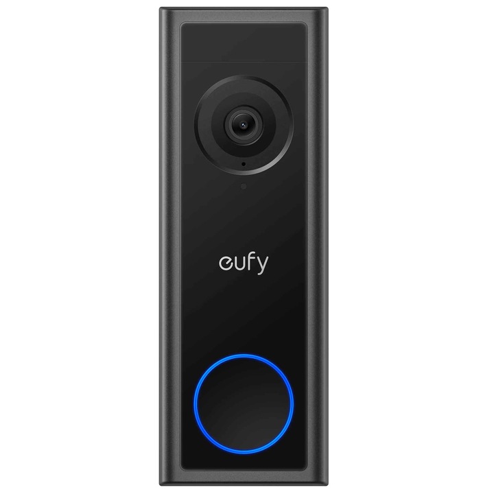 Eufy C30 video csengő, Wi-Fi, 2K, FHD, fekete