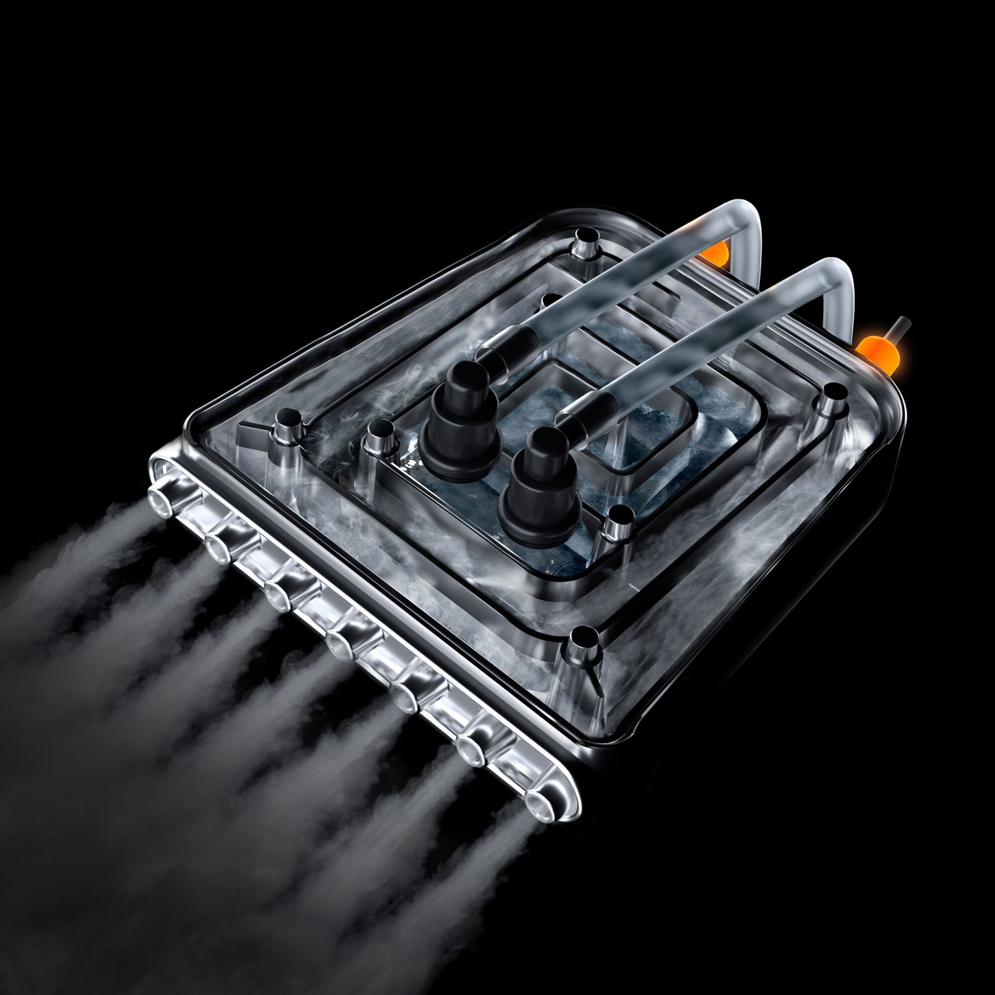 Aparat de calcat vertical 1800W 120 ml STEAM ONE - SIMON L.36 l.11 H.15 negru