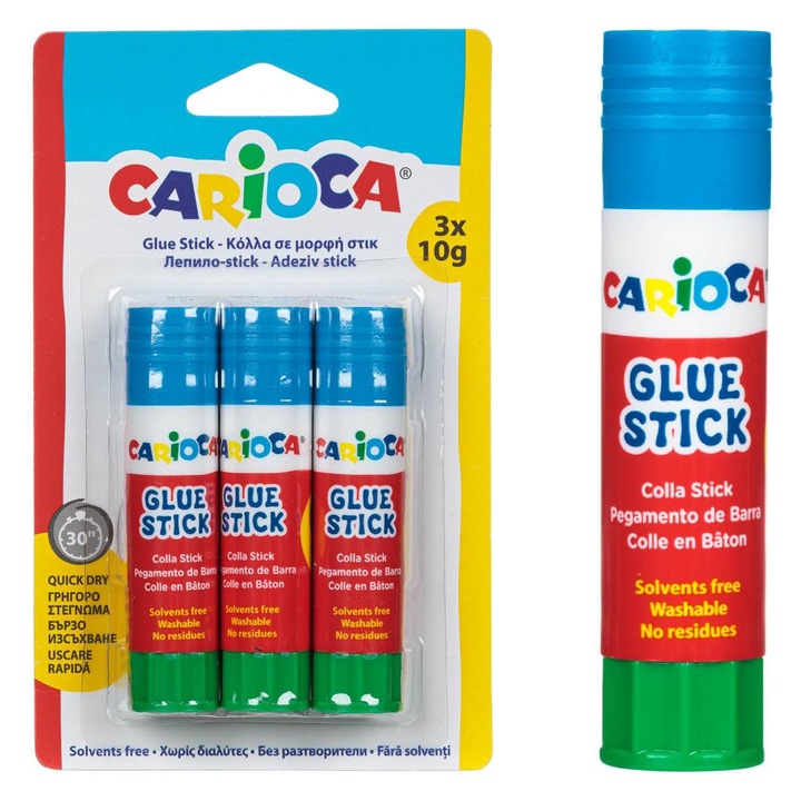 Set Lipici Stick Carioca 10g - 3buc
