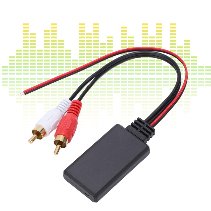 Bluetooth AUX IN adapter, longziming, Pioneer, Alpine, Kenwood, ABS, 5.0 készülékekhez