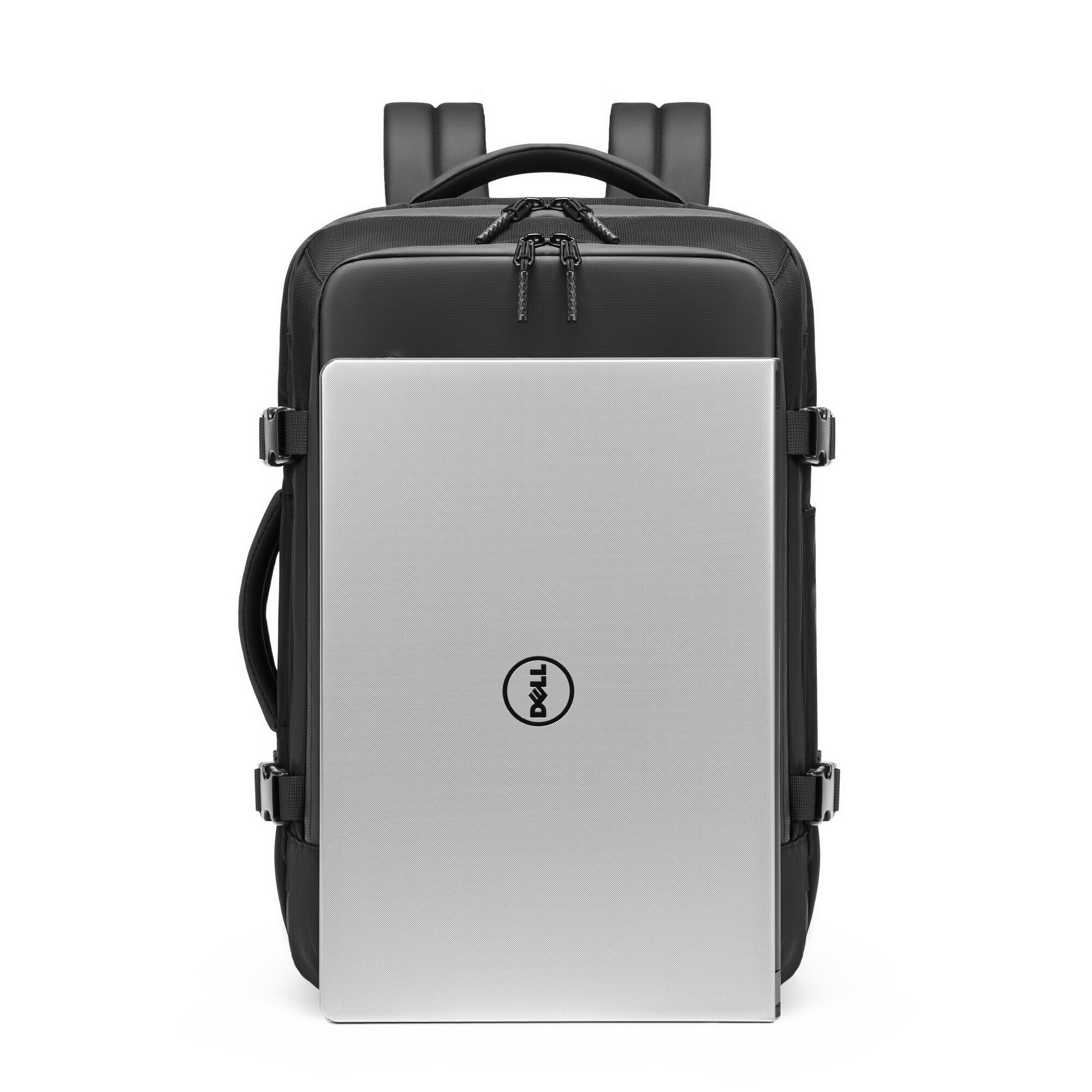Rucsac cu Vacuum, 22-45 L, Multifunctional, Rezistent la apa, Pompa de aer inclusa, Laptop 15.6 inchi, 46x15x32 cm, Albastru
