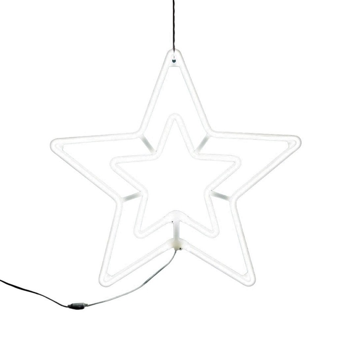 Stea luminoasa cu 5 colturi, Cyrax, 60 Led