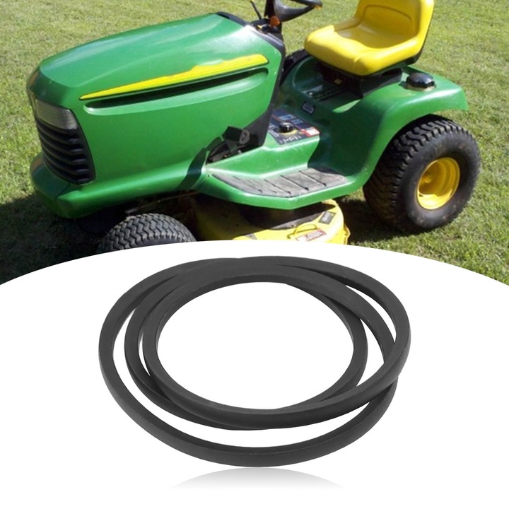 Jormftte hajtószíj John Deere LT166 LT155 modellekhez, gumi, tartós, könnyen szerelhető